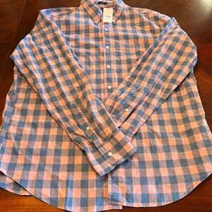 J.Crew Men's Button Down Classic Flex Washed XL NWT